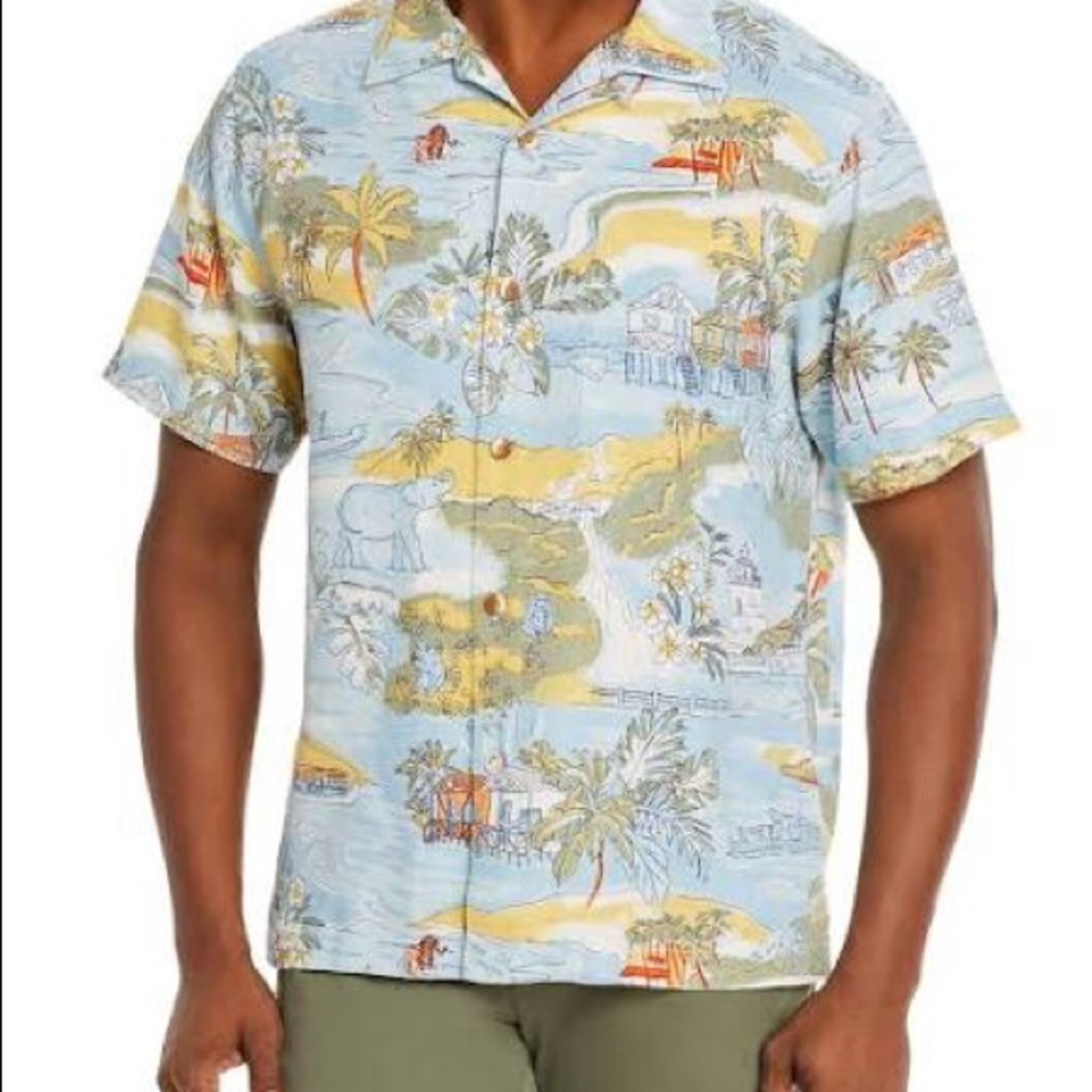 NWT-Tommy Bahama Marina Beach Camp Shirt